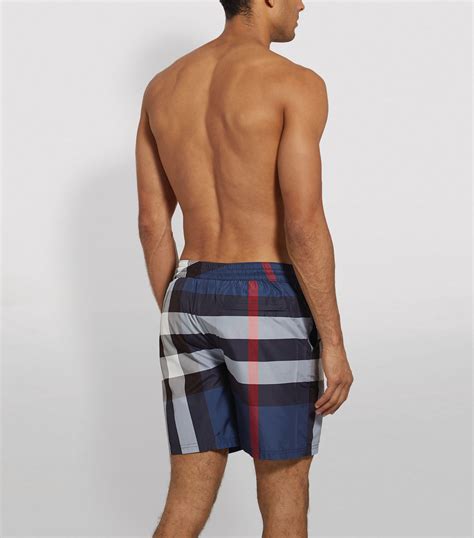 burberry swim trunks blue|burberry men's swim trunks sale.